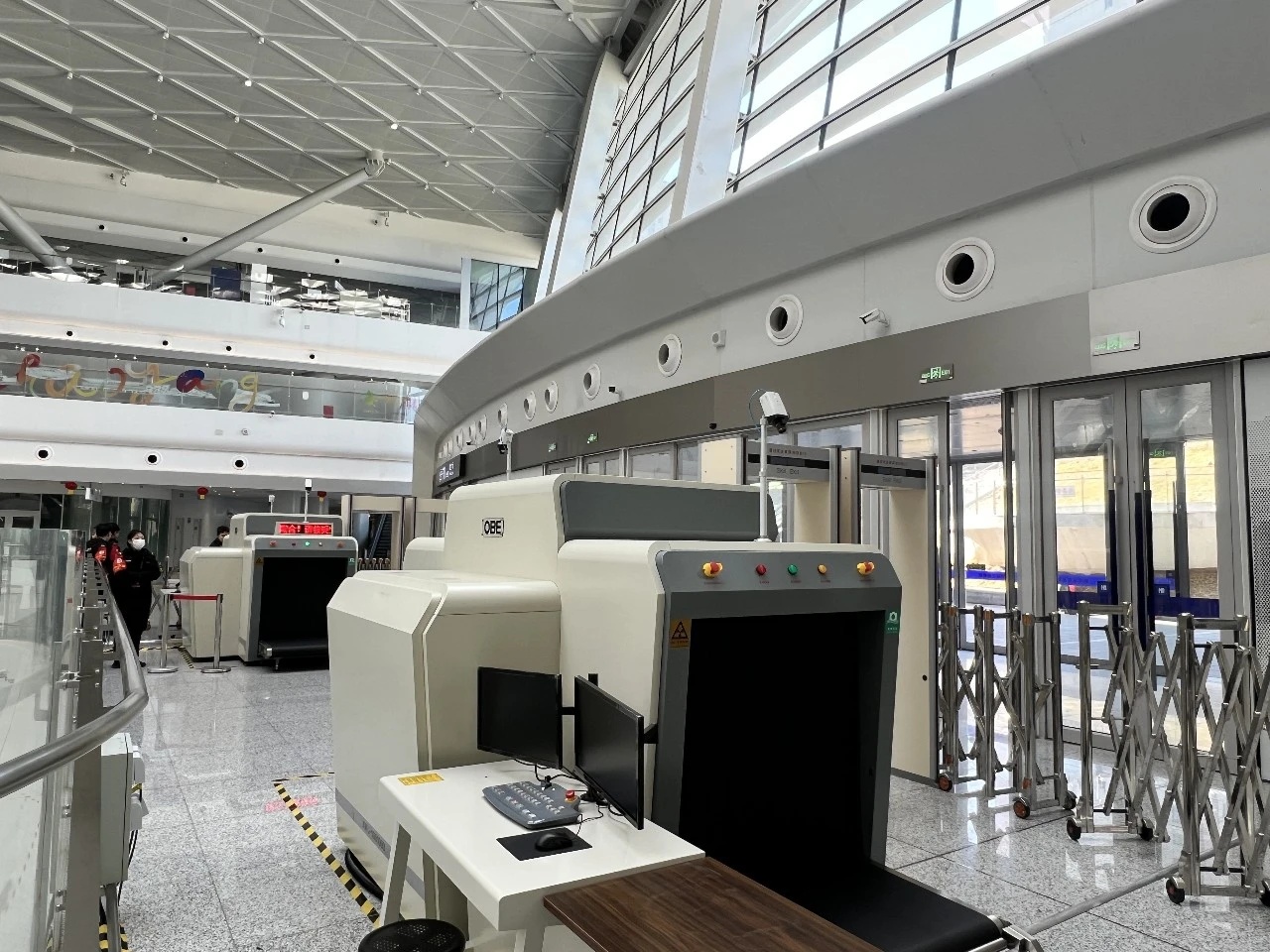 北京朝阳站试运行铁路进地铁免安检，OBE助力打造综合交通枢纽样板